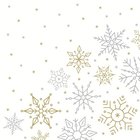 Ubrousky paprov s potiskem 33x33cm - Glistering snow