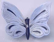 KO keramický motýl - P 3907 modrý světlý