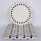 KROPKI - Tal porceln desertn 20cm v boxu - 6845 KROPKI