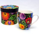 ETNIC - Hrnek porcelnov s dekorem 375ml v boxu
