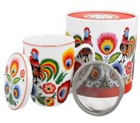 KOGUT LOWICKI - Hrnek porcelnov se stkem a vkem 320ml v boxu