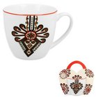 PARZENICA - Hrnek porcelnov s dekorem v pebalu 460ml
