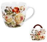 ZAHRA - Hrnek porcelnov 460ml s dekorem v pebalu