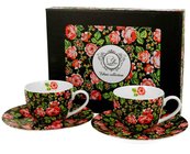 KRAKOWSKI - Sada 2ks lek s podlkem porceln 90ml espresso v boxu