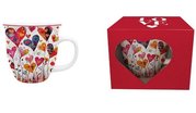 KOLOROWE SERCA 1 - Hrnek porcelnov 650ml s dekorem v boxu