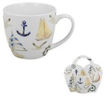 Plachetnice - Hrnek porcelnov 460ml s dekorem v pebalu