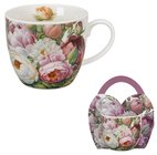 PIVOKA - Hrnek porcelnov 460ml s dekorem v pebalu