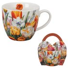 TULIPNY - Hrnek porcelnov 460ml s dekorem v pebalu